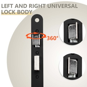 Baolai 1 pcs 3 đòn bẩy Brass mortice sashlock 75mm, khóa cửa với chìa khóa cho nội bộ và bên ngoài cửa ra vào, đảo ngược bắt - Product Image 4