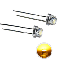 Lampe LED pour casque, chapeau de paille, 5x5mm, super lumineuse, dimmable, 5000K, lumière du jour, CRI 80, garantie 2 ans, 450 Lm/W, fourniture d'usine