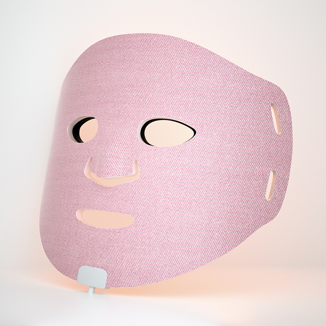 Face Care Portable Rechargeable Beauty LED Infrared Light Mask 660nm 850nm Customize Colors Facial Red Light Therapy Mask