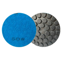 Tampons de polissage diamantés de qualité industrielle, épaisseur 4mm/6mm/8mm/10mm, personnalisables, OEM, pour polisseuses de sols en ciment, béton et pierre