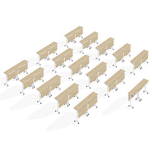 الجملة الحديثة أثاث المدارس الابتدائية التدريب مكتب مؤتمر طاولة قابلة للطي التدريب - Product Image 3