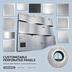 Panneau de façade en aluminium perforé, revêtement extérieur moderne pour centre civic, structure sportive, bâtiment public - Product Image 5
