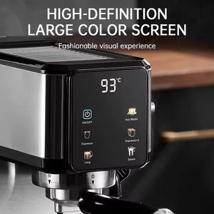 <b>Portable</b> Electric Espresso <b>Maker</b> Steam Milk Frother Stainless Steel <b>Coffee</b> Machine for Cappuccino Latte for Outdoor Household - Product Image 2