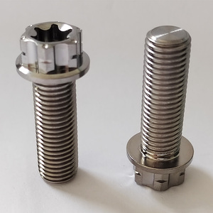 Gr5 Titan Bu Lông M10 * 30Mm Nhà Máy Giá <span class=keywords><strong>Hex</strong></span> Mặt Bích Đầu Torx Bu Lông Bên Trong Mận Hoa Vít - Product Image 3
