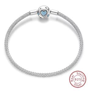 <span class=keywords><strong>Pulsera</strong></span> <span class=keywords><strong>Pandora</strong></span> de Plata de Ley 925, Nuevo Diseño en Oferta, 92n, Ojos Azules contra el Mal, Plata de Ley 925 para Niñas - Product Image 6