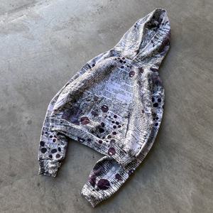 Sudadera con Capucha Tejida 100% Algodón para Hombre, Personalizada por Fabricantes de Ropa, Transpirable, Estilo Urbano, Gruesa, Talla Grande - Product Image 3