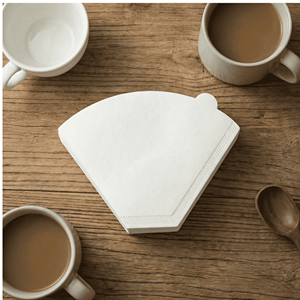 Filtro de Café Tipo Abanico de Grado Alimenticio, Papel Compostable Antidesgarro para Cafetera de Goteo Grande, Uso en Cafeterías y Bares, Color Blanco - Product Image 4