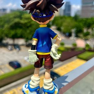 Figura de PVC de Taichi Yagami y <span class=keywords><strong>Agumon</strong></span>, Mercancía de Digimon Adventure, Modelo de Anime 2D, Juguete Decorativo - Product Image 4