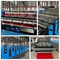 Machine de profilage à double étage YS pour tôles de toiture trapézoïdales 5 V à vendre / Machine de formage à double étage