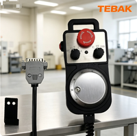 Generador de Pulsos Manual TEBAK 5V 100PPR, Control Remoto MPG para Fresadora CNC, Torno y Router