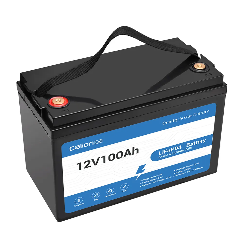 12V 100Ah Lithium Ion LiFePO4 Battery Chargers For Electric Vehicle