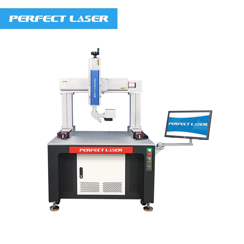Perfecte Laser --- PEDB-700 Mode Sieraden Groot Formaat 600X400Mm Fiber Laser Graveermachines Voor Pistool Logo Afdrukken