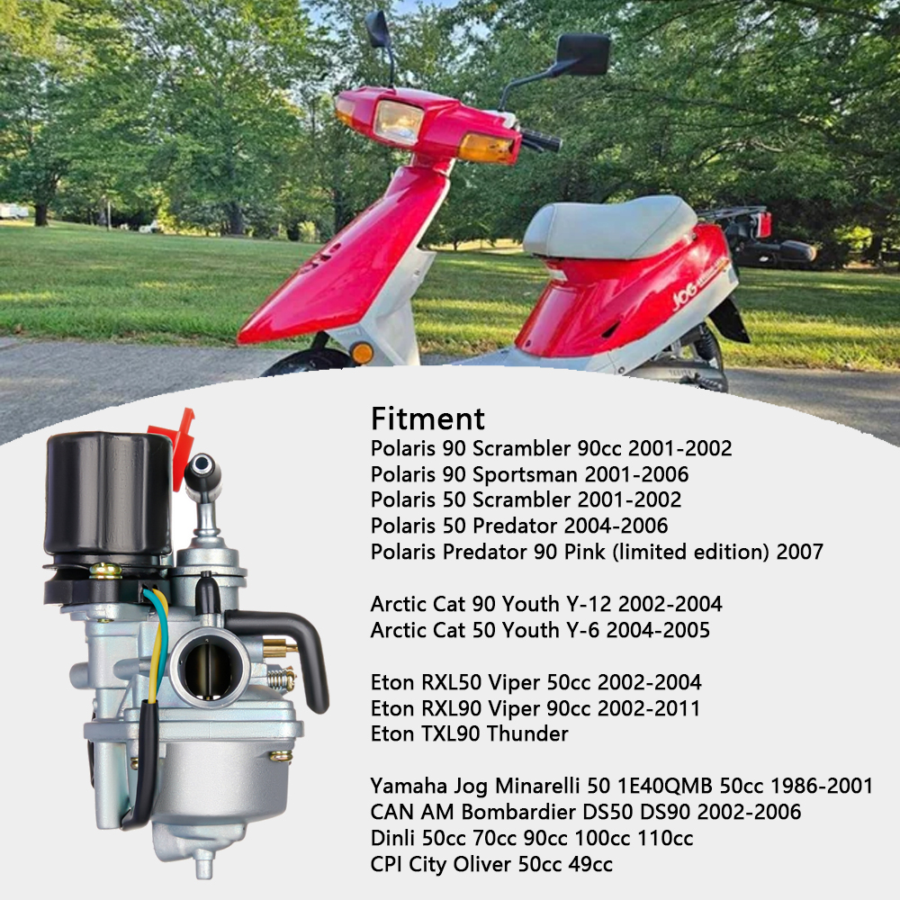 Aa Carburador De 2 Tiempos Pz19jf Para Yamaha Jog 90 Cc 100 | Meses Sin