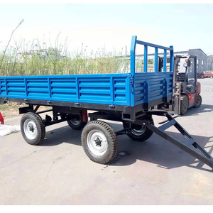 Remorque agricole à 4 roues avec système de freinage à déchargement automatique pour usage agricole - Product Image 1