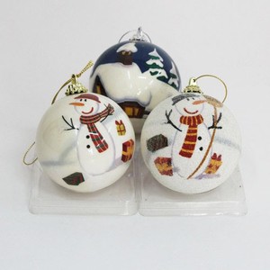 ลูกบอลคริสต์มาสโฟมพิมพ์ลายคุณภาพสูงขายส่ง - Product Image 4