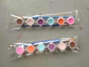 Pintura acrílica ecológica para niños, juego de pintura acrílica de 3ml, <span class=keywords><strong>12</strong></span> colores, venta al por mayor - Product Image 3