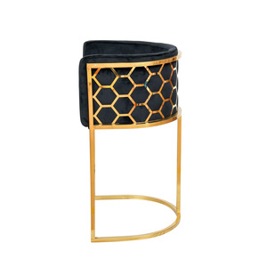 Sillas altas de Metal dorado, taburete de barra, Taburetes De Baratos, sillas de cocina, barra moderna, sillas de barra de altura - Product Image 6