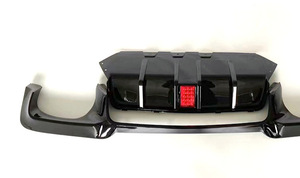 Tự Động Bumper Khuếch Tán ABS Xe Phía Sau Bumper Lip Cho F10 F18 M5 Khuếch Tán Với Ánh Sáng 2012-2015 - Product Image 4