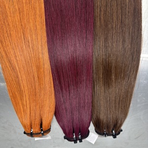 ผมแท้ขายดีแบบเป็นมัด ผมตรงย้อมสีได้ 100% ต่อผมมนุษย์ เนียนนุ่ม ไม่พันกัน - Product Image 5