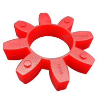 Roue hexagonale en polyuréthane coulé sur mesure du fabricant chinois Couplage en fleur de prunier Bloc élastique Moulage résistant à l'usure