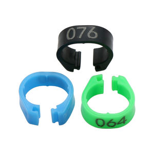 100 Stuks 8 Mm Binnendiameter 5Mm H Plastic Duif Voetring Pluimvee Poot Banden Vogel Voet Ring Genummerd (001-100) - Product Image 5