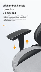 <span class=keywords><strong>Chaise</strong></span> <span class=keywords><strong>de</strong></span> course à gravité zéro RGB pour jeux vidéo, <span class=keywords><strong>chaise</strong></span> pivotante <span class=keywords><strong>Razer</strong></span>, fonctionnalités convertibles, cuir blanc, offre bon marché pour les joueurs - Product Image 4