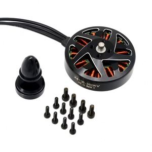 Motor sin Escobillas UAngel 4108 X 380KV <span class=keywords><strong>600</strong></span> 3-6S de 12 Pulgadas con Eje de Aleación de Aluminio de 5 mm y Aleación de Titanio para Dron FPV FXB - Product Image 1