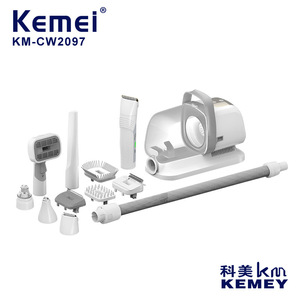 Kit de Aseo para Mascotas Kemei con Cortauñas, Recortadora y Cepillo con Aspiradora para Perros y Gatos - Product Image 3