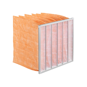 Nouveau filtre à air <span class=keywords><strong>HEPA</strong></span> en fibres synthétiques avec construction de filtre à sac, efficacité H13/H14 pour climatisation, type panneau plissé - Product Image 6