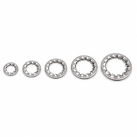 304 Stainless Steel Daisy-Shaped Serrated Washer M2-M12 Compatible DIN6798A/DIN6798J Standard Anti-Losening Anti-Slip Locking