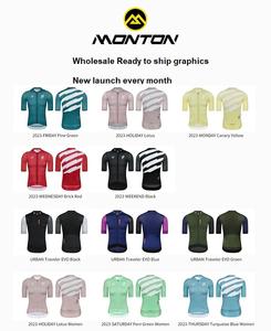 Maillot de cyclisme Logo personnalisé Monton Femmes Maillot au design unique Cyclisme Accepter Service personnalisé Vêtements de vélo <span class=keywords><strong>Tenue</strong></span> de vélo - Product Image 2