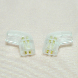 Conector de Auriculares de 2 Pines en Ángulo Recto, Chapado en Oro, de 0.75mm, para <span class=keywords><strong>KZ</strong></span>-<span class=keywords><strong>ZS6</strong></span>, ZST, ZS10, ZSR, ZSN, AS16, para QDC - Product Image 4