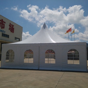 Bâche de tente extérieure en PVC blanc imperméable avec abri solaire monocouche pour grandes fêtes et rassemblements, logo personnalisé - Product Image 2