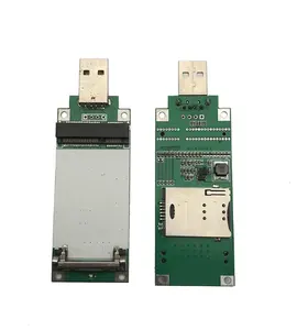 带sim卡插槽的Minipcie到USB适配器，用于3G 4G minipcie模块EC21-E MC7455 ME909S-120 LE910-EU NL866-EAU