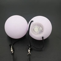 Yeni aydınlık Led Poi topları çok renkli LED hokkabazlık topu LED Poi