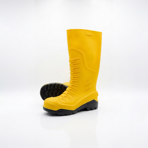 Yellow PVC Mid-Calf Anti-Static High Safety <b>Work</b> <b>Boots</b> Waterproof <b>Slip</b>-<b>On</b> for Construction All Seasons Unisex Metaguard - Product Image 1