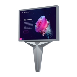 Đường cao tốc biển quảng cáo Cấu trúc thép khung IP65 ngoài trời P3 LED bảng điều chỉnh biển quảng cáo cho bên đường - Product Image 1