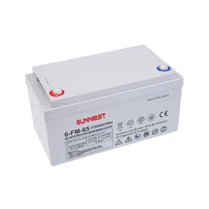 Venda quente 65Ah 75ah 100ah 150ah 200ah 250ah 12V recarregável GEL selado chumbo-ácido bateria ciclo profundo UPS para sistema de armazenamento solar