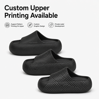 Sandalias de Plataforma EVA para Mujer, con Suela Gruesa, Punta Abierta, Antideslizantes, para Interiores y Exteriores, Calzado Casual