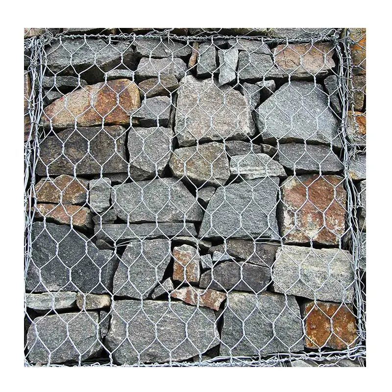 Kotak gabion kualitas tinggi keranjang gabion jaring gabion heksagonal