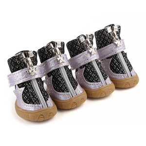 Commercio all'ingrosso di Disegno di Modo Non-slip Traspirante Cucciolo di Cane <span class=keywords><strong>Scarpe</strong></span> per le Piccole <span class=keywords><strong>Cani</strong></span> di Taglia Grande - Product Image 2