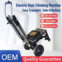 Chariot Électrique Pliant Robuste pour Escaliers, Chariot de Transport Lourd Électrique à Vendre