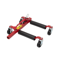 Ensemble de 4 chariots de déplacement de voiture manuels, cric de positionnement mécanique pour garage et parking, outil de déplacement de véhicule