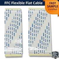 Kabel FFC Fleksibel Pipih Tipe A B Pitch 0.5 1.0 1.25mm 4 6 7 8 10 12 14 18 20 22 24 26 30 32 34 35 Pin