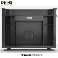 Cabina de DJ Digital LED D-King, Pantalla LED Portátil, Soporte de Mesa para Cabina, Panel de Visualización LED para Discotecas, Bares y Escenarios