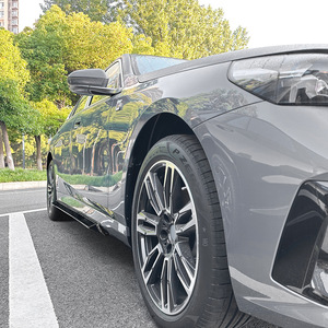 Amp-Z Side Skirt For Bmw 5 Series G60 G61 M Sport 2024+ Piano Black Carbon Fiber Texture Matte Finish Exterior Modification - Product Image 4