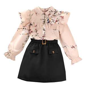 Yoliyolei Girls Spring <strong>Suit</strong>, 2023 New Style Shirt Skirt Explosion Children's Clothing Wholesale Little Girls 2 Piece Outfits/ - Product Image 6