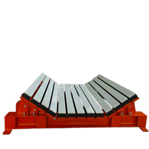 Op maat gemaakte hoogbelastbare laadzones UHMW-PE & dempende rubberen zware transportband buffer impactbed - Product Image 1