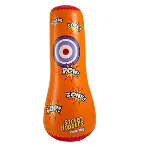 Socker Bopper daya tas berdiri tiup Punching Bag untuk anak-anak tiup mainan