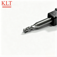Fraise à queue carrée KLT Metric à 3 cannelures, outil de fraisage CNC pour plastiques HRC 55